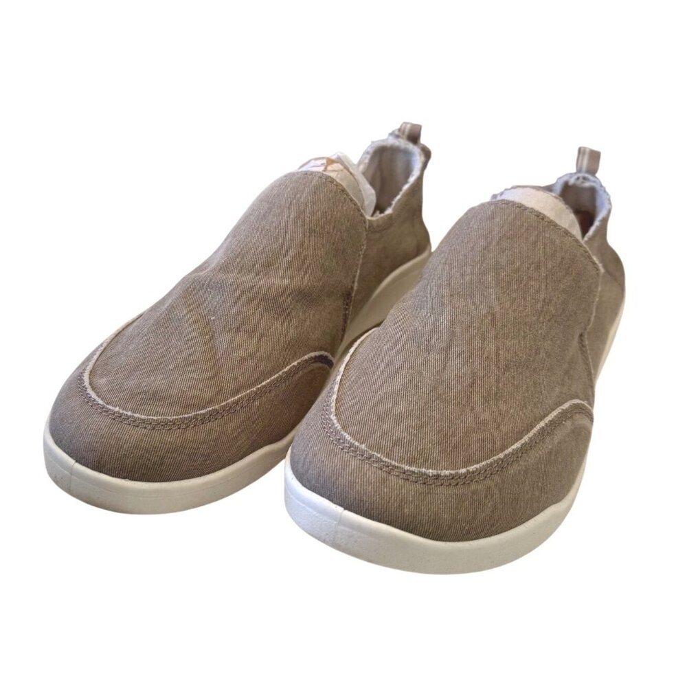 Vionic Malibu Beige Denim Size 10 Women’s Sneaker NWT